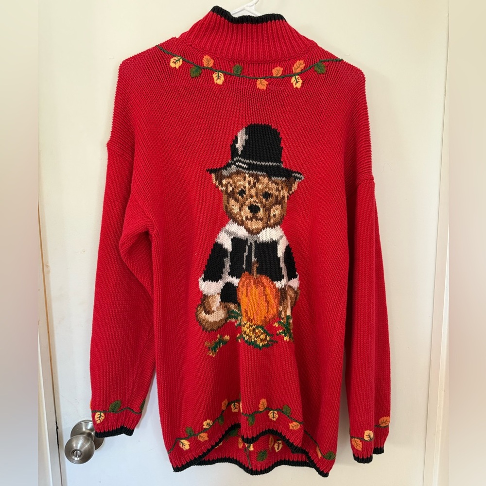 Vintage Eagle’s Eye Thanksgiving Sweater